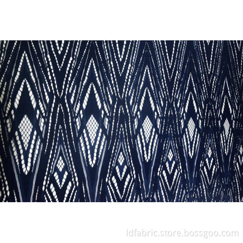 Chenille-Spitzengewebe aus Nylon-Polyester